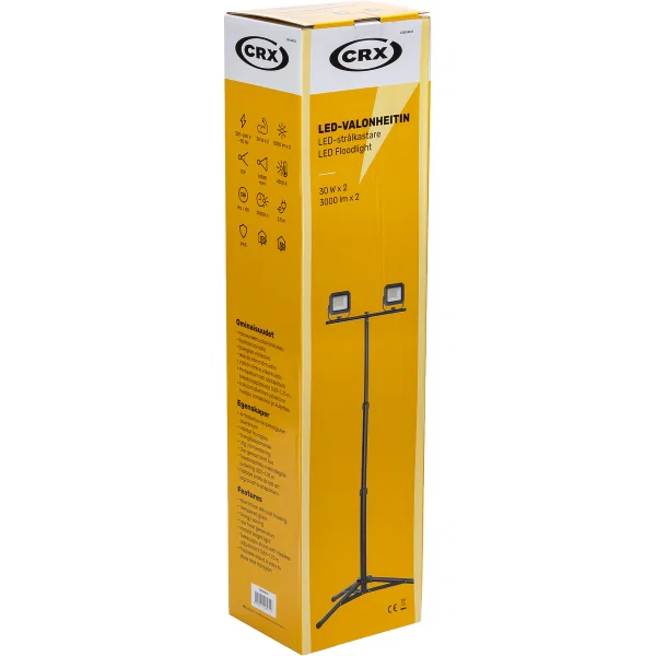 LED STRÅLKASTARE S. 2X30W/230V 4500K 2,5M KABEL - 3