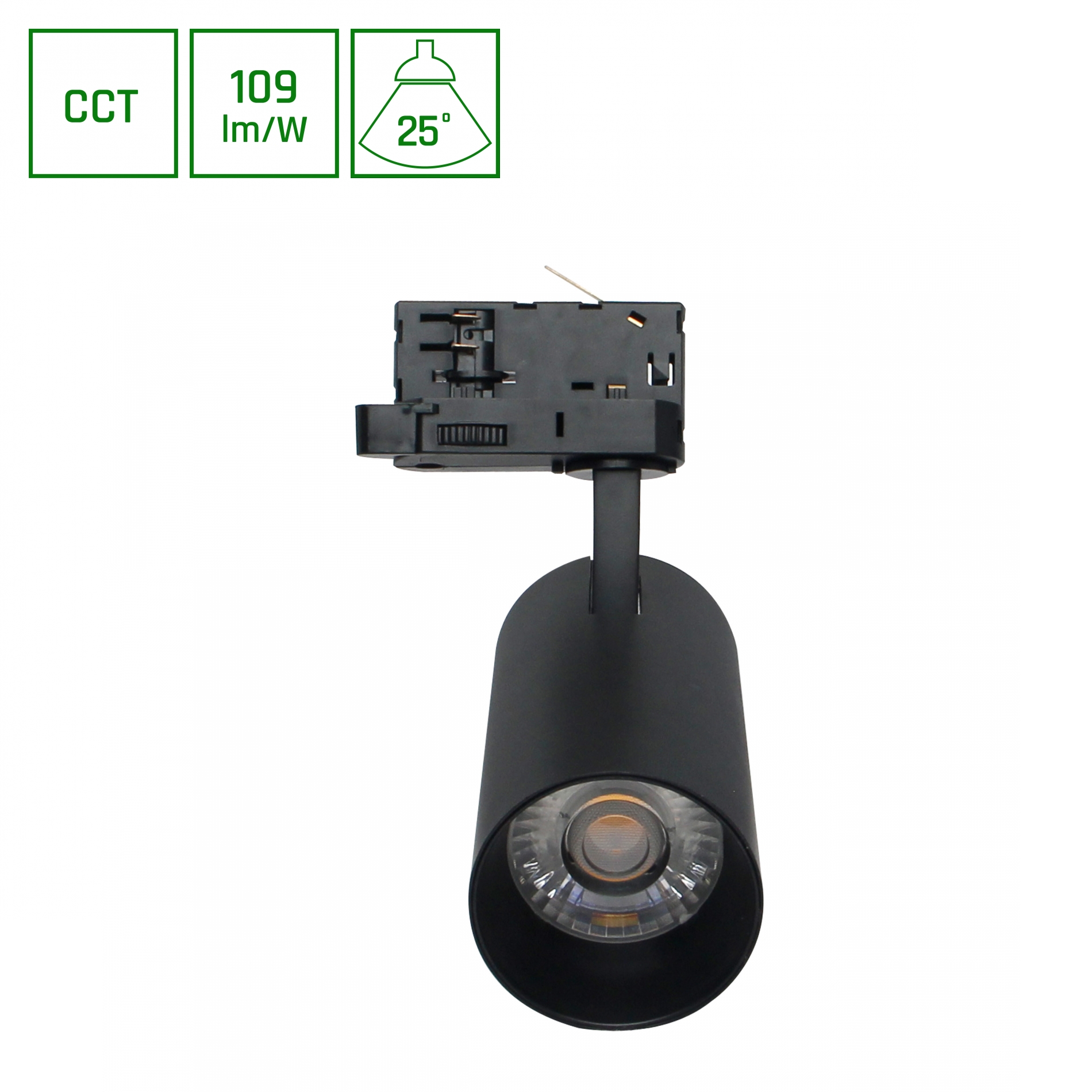 HB-Prime, 16W, CCT, Svart