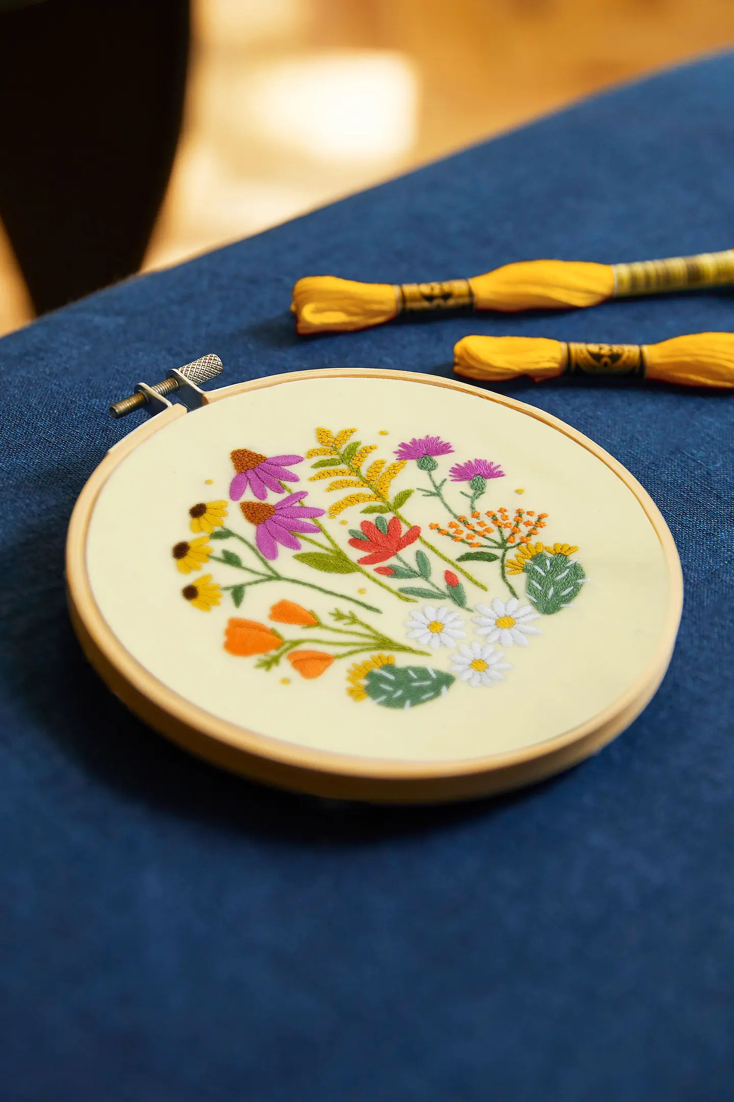 DMC Ritat broderikit Mediterranean Garden Ø 14,5 cm