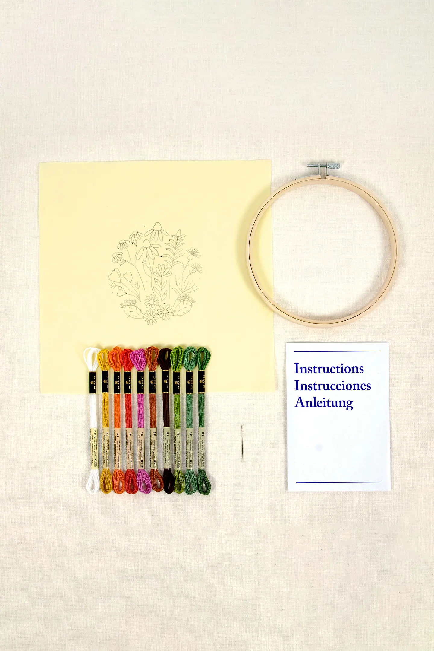 DMC Ritat broderikit Mediterranean Garden Ø 14,5 cm - 3
