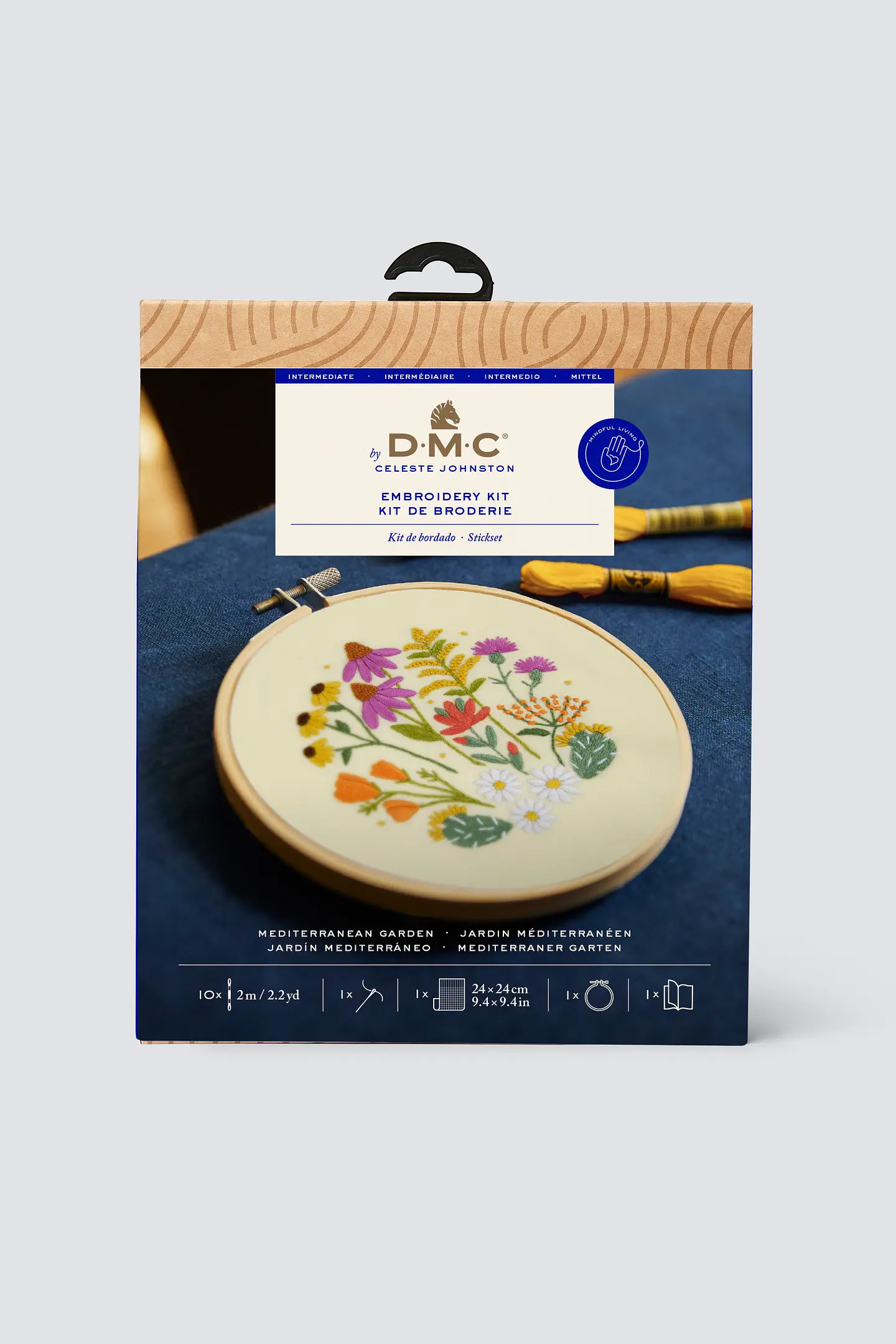 DMC Ritat broderikit Mediterranean Garden Ø 14,5 cm - 4