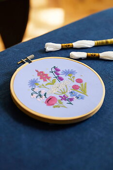 DMC Ritat broderikit English Garden Ø 14,5 cm