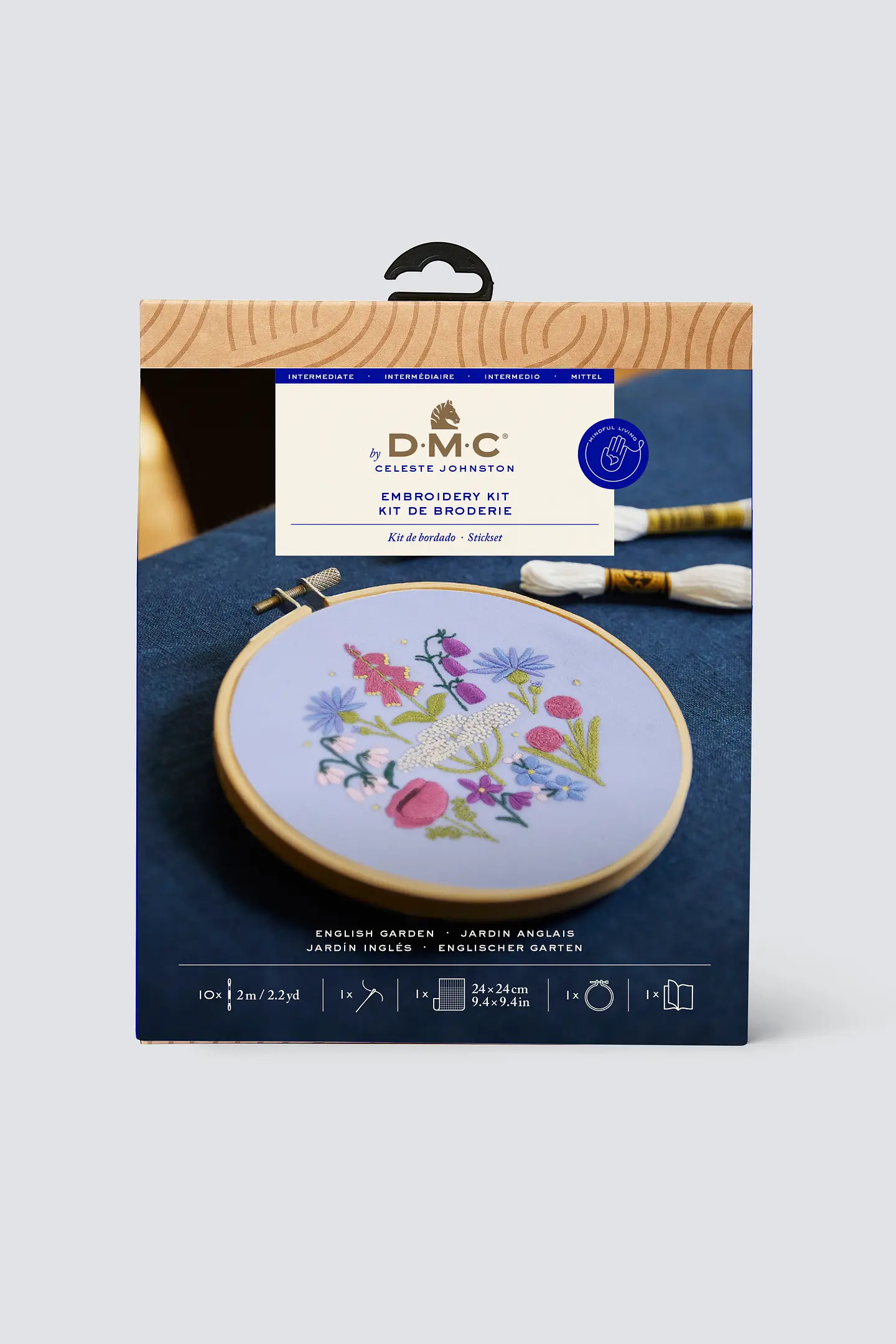 DMC Ritat broderikit English Garden Ø 14,5 cm - 4