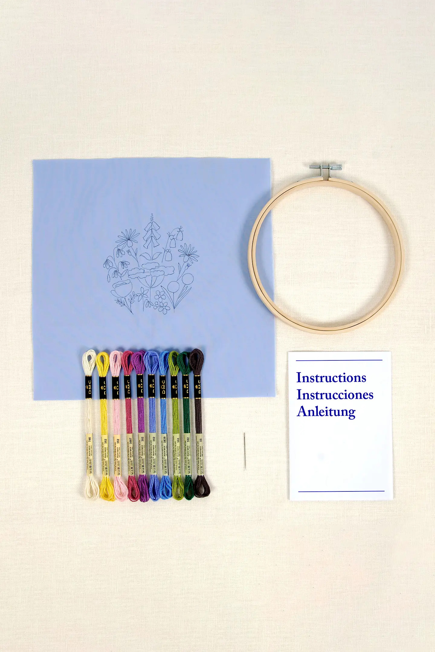 DMC Ritat broderikit English Garden Ø 14,5 cm - 3
