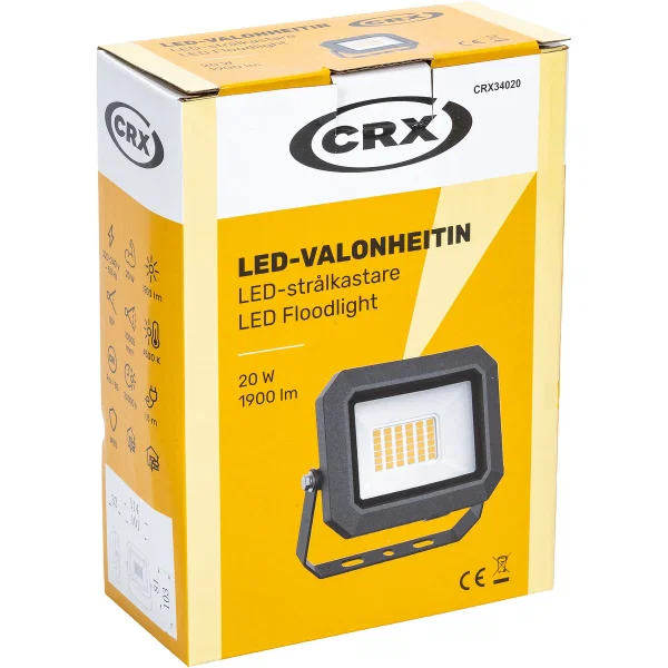 LED STRÅLKASTARE S. 20W/230V 1,5M KABEL - 2