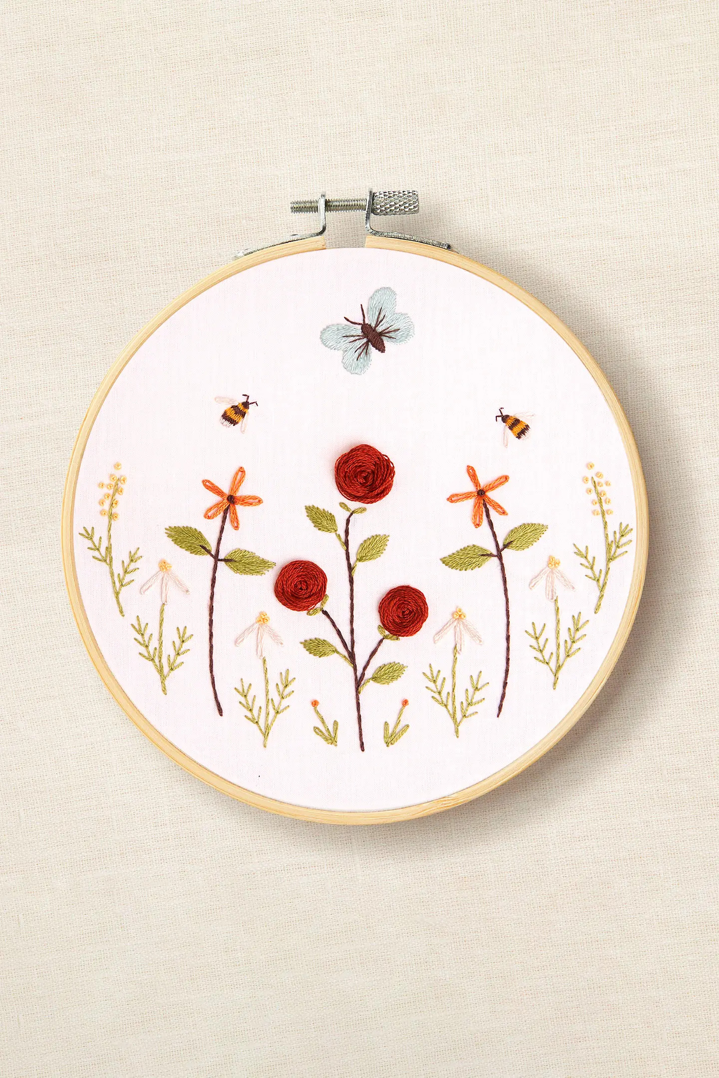 DMC Ritat broderikit Butterfly Garden Ø 14,5 cm - 2