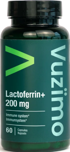 Vuzïmo Lactoferrin+ 200 mg – för immunhälsa & järnbalans