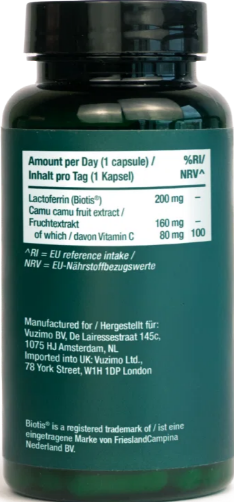 Vuzïmo Lactoferrin+ 200 mg – för immunhälsa & järnbalans - 2