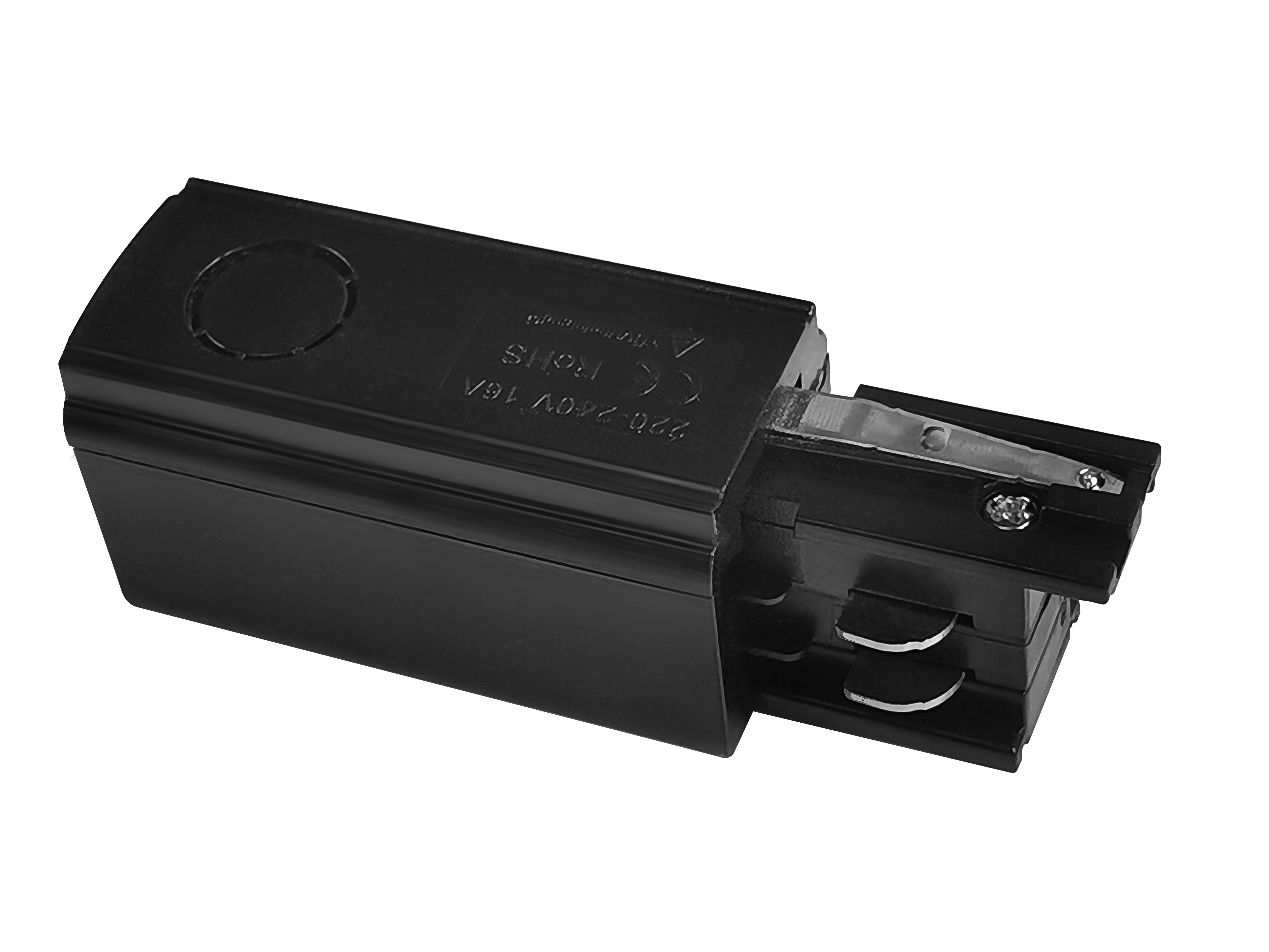 Skenbelysning / Tracklight - Startadaptor, svart