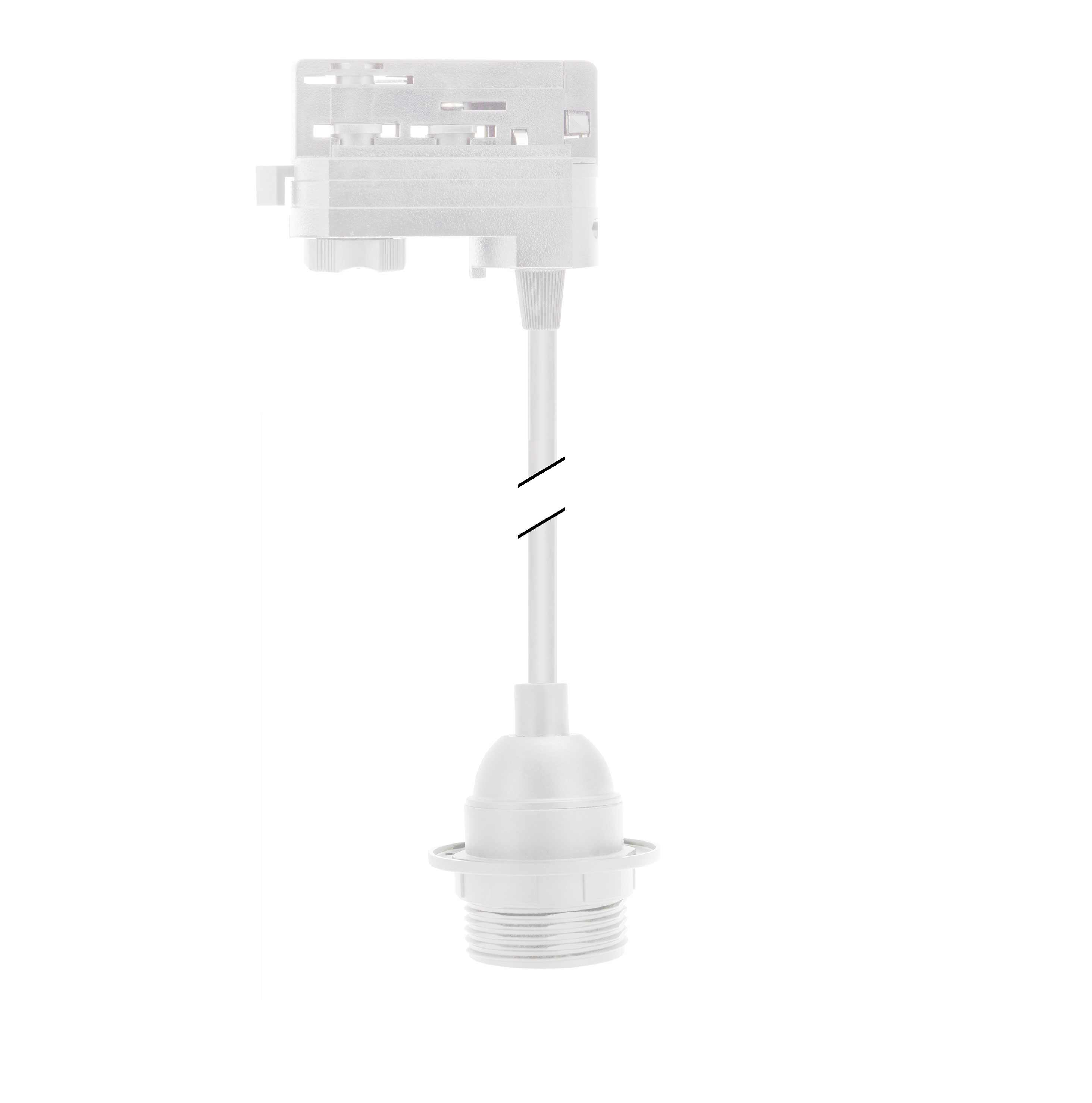 Skenbelysning / Tracklight - Multiadaptor för 220V kabel, vit