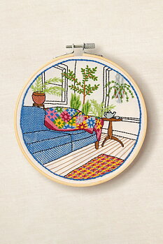 DMC Ritat broderikit Winter Garden  Ø 14,2 cm