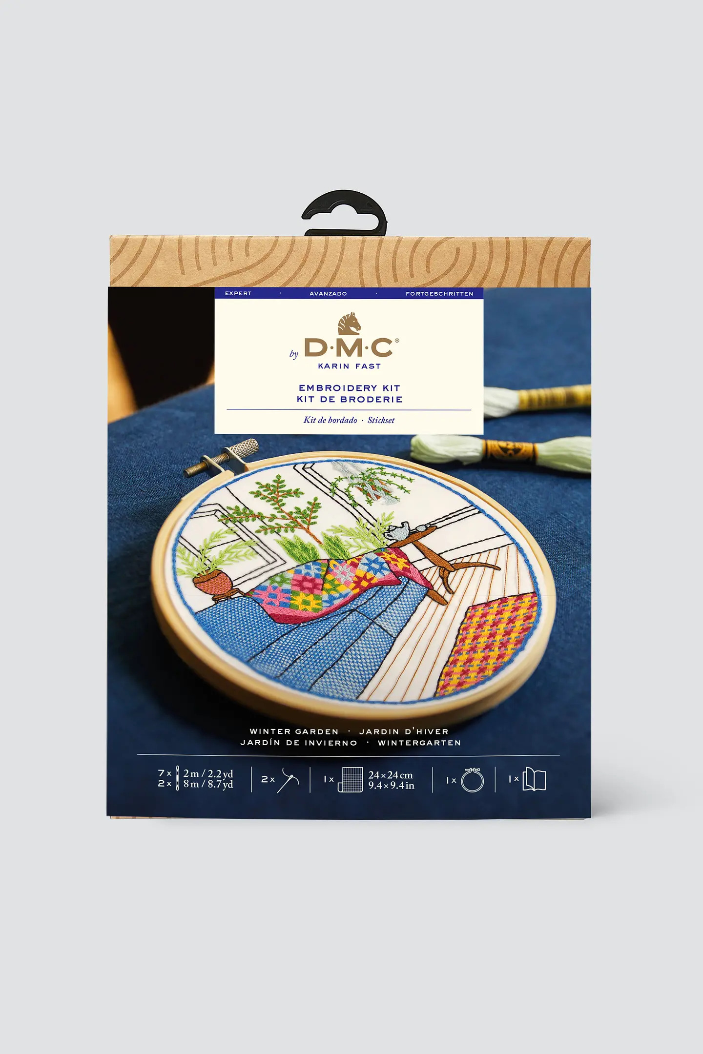 DMC Ritat broderikit Winter Garden  Ø 14,2 cm - 3