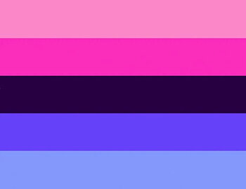 Omnisexuelle XL-Deluxe-Flagge