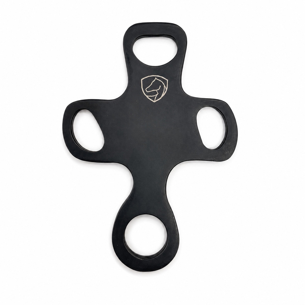 Hackamore shanks - Short Cross, black
