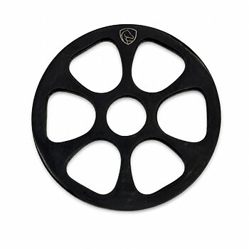 Hackamore shanks Star Wheel, black