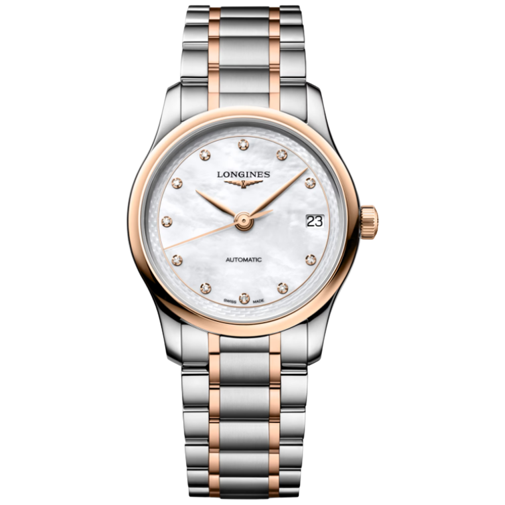 Longines L2.450.5.89.7 Master Collection 34 pärlemor och roséguld