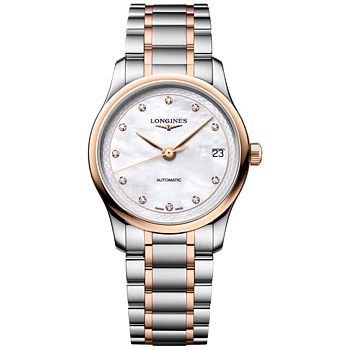 Longines L2.450.5.89.7 Master Collection 34 pärlemor och roséguld