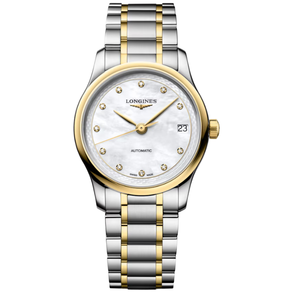 Longines L2.450.5.87.7 Master Collection 34 pärlemor och guld