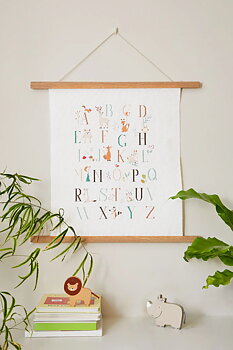 DMC Korsstygnskit Animal Alphabet Sampler 25,7 x 35,5 cm - Aida 5,5/14 ct