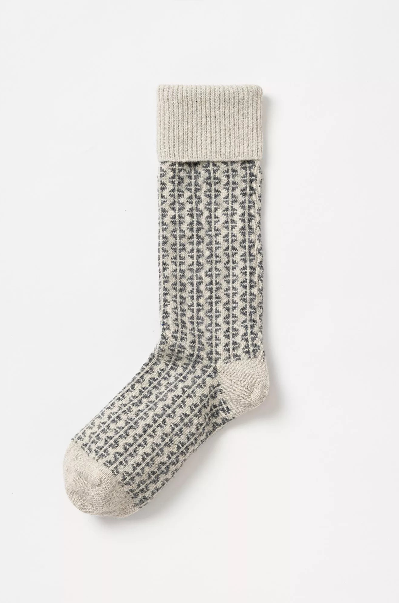 Järvsö Raggsocka - Offwhite Melange - Holebrook