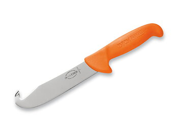 Flå-/Bukkniv Dick 2431, 15 cm stålkula / ORANGE