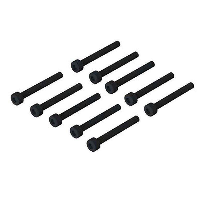 Losi Cap Head Screws, M3 x 20mm STL (10)
