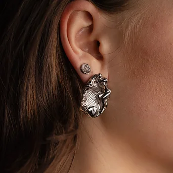 SIGRÉN Venus Shell studs stål