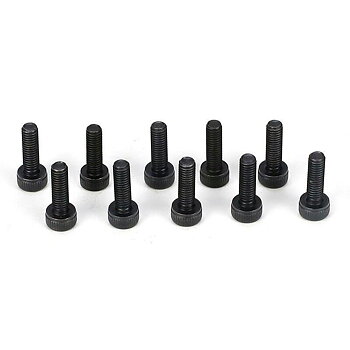 Losi Cap Head Screws, M3 x 10mm STL (10)