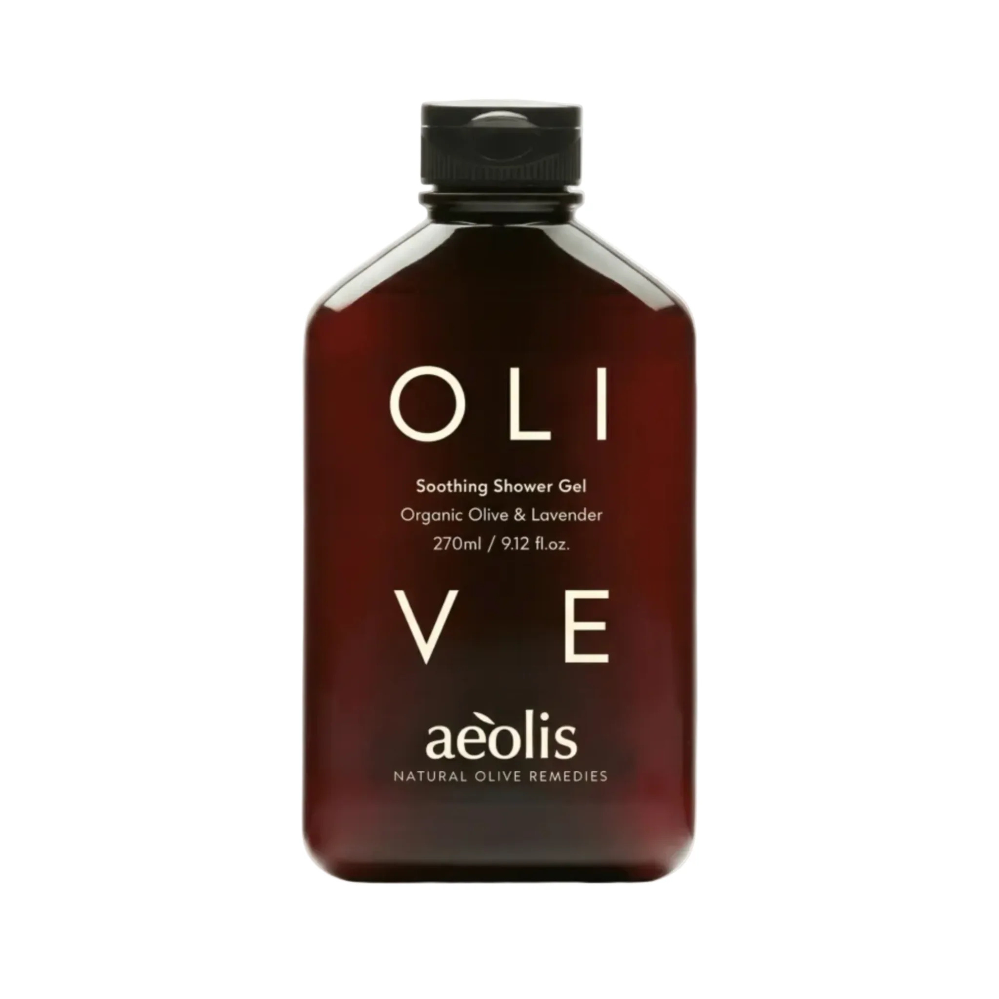 Shower gel Organic Olive & Lavender från Aeolis Skincare