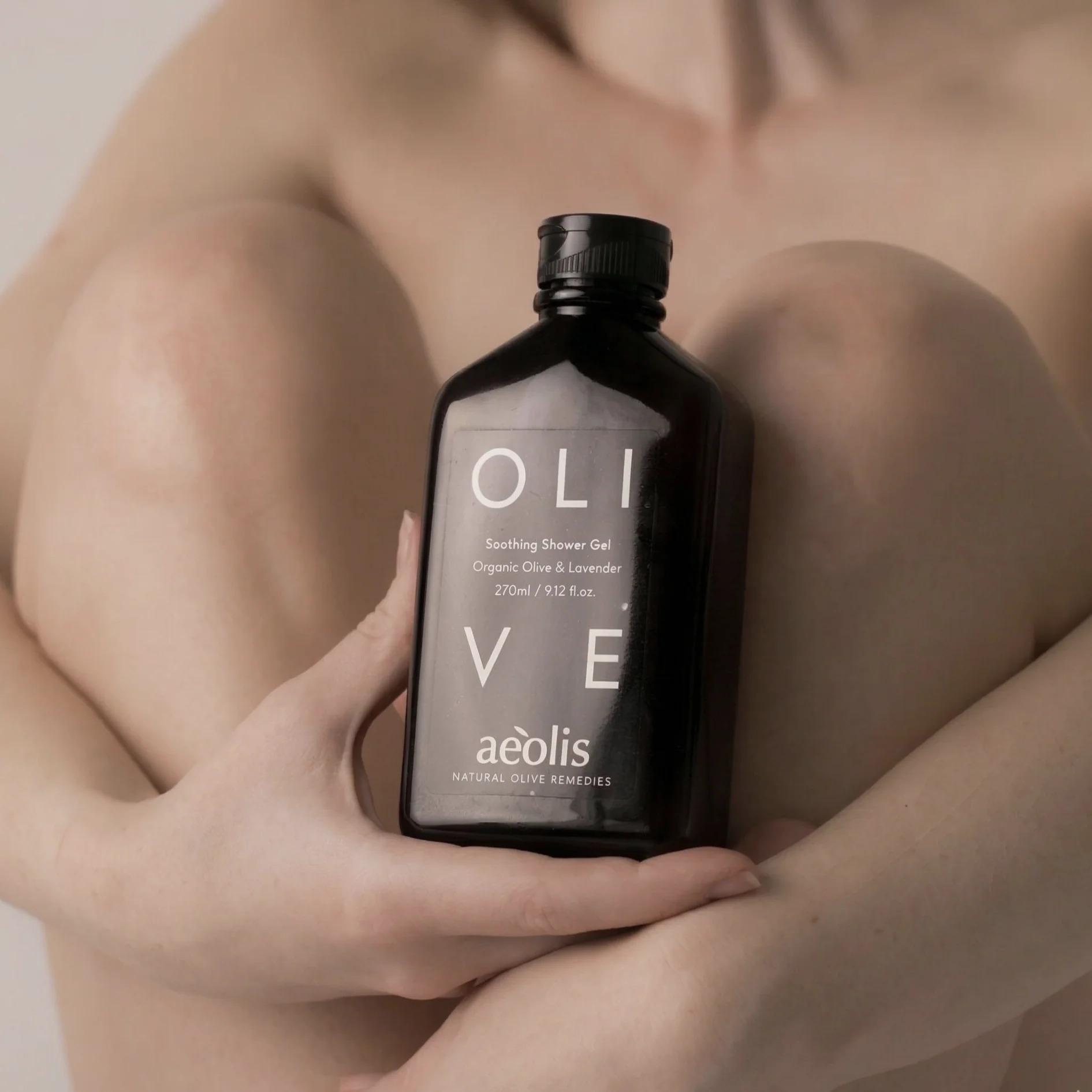 Shower gel Organic Olive & Lavender från Aeolis Skincare - 3