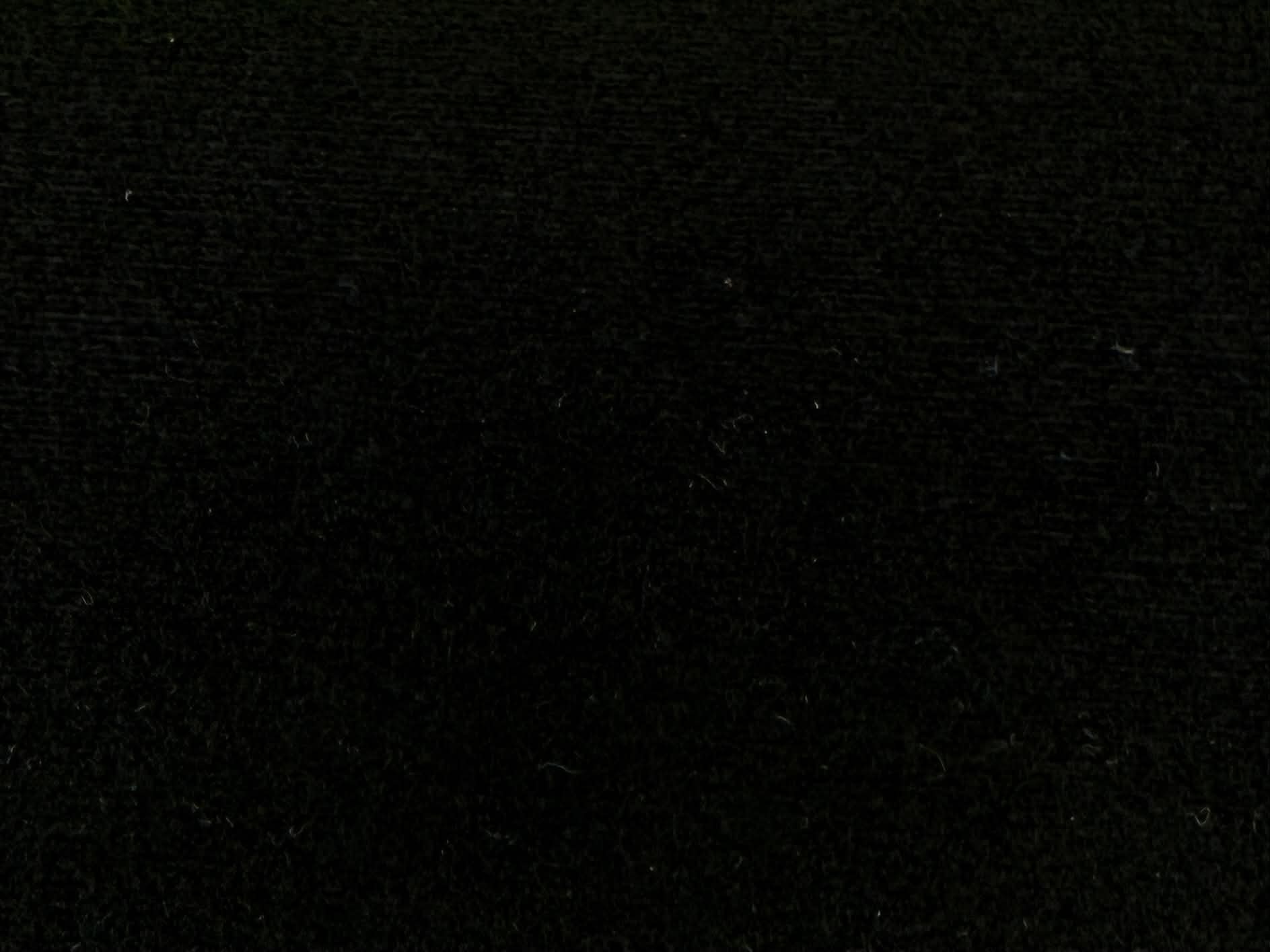 Velour tak, svart, 3mm skumbaksida