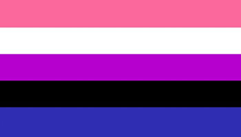 Genderfluid XL-Deluxe-Flagge