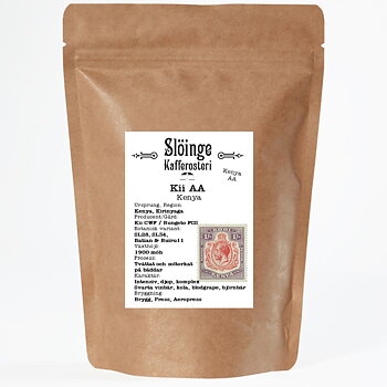 Slöinge kafferosteri - Kii AA - Kenya - Ljusrostade hela kaffebönor - 250g
