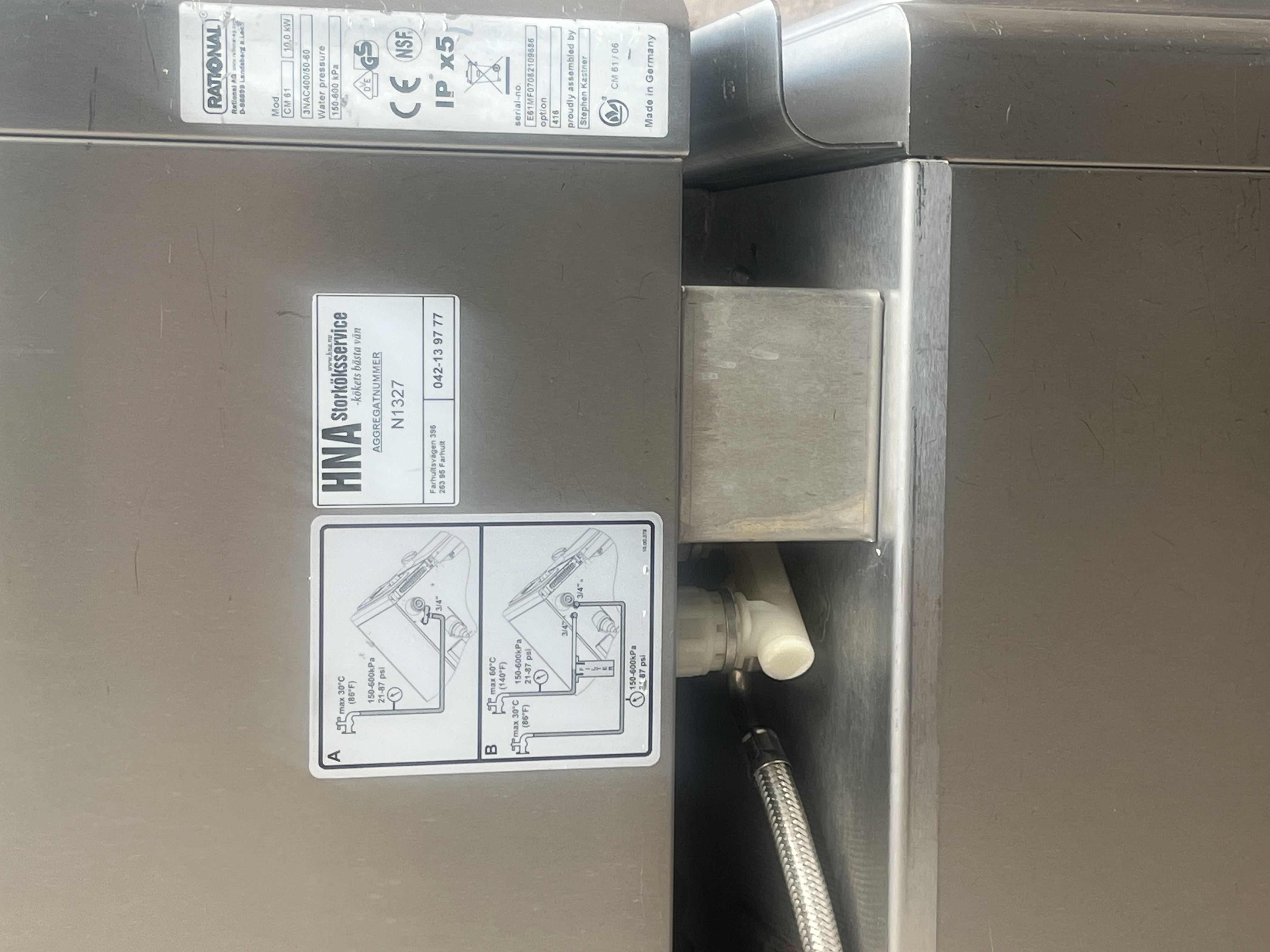 Rational CombiMaster 61 i CombiDuo inkl. lågt stativ - 5