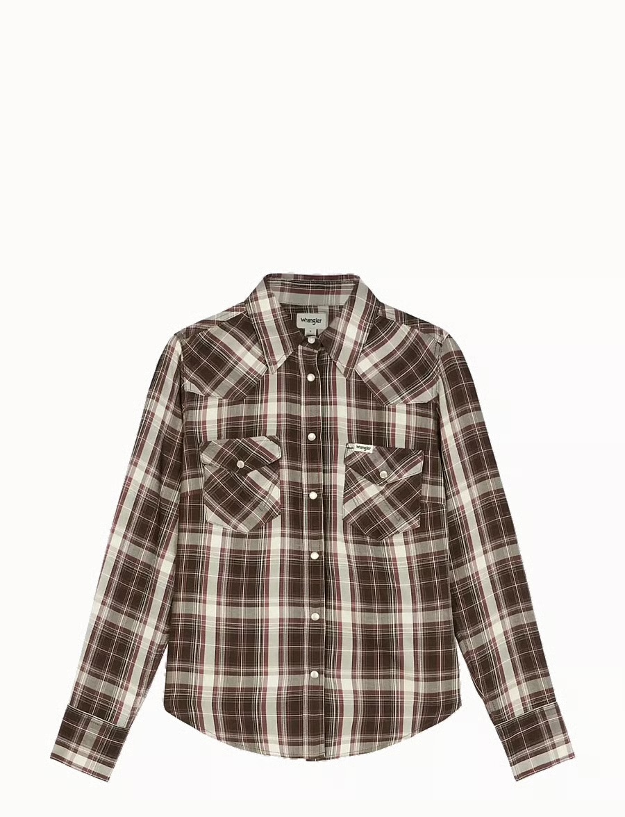 Wrangler flanellskjorta  - 5