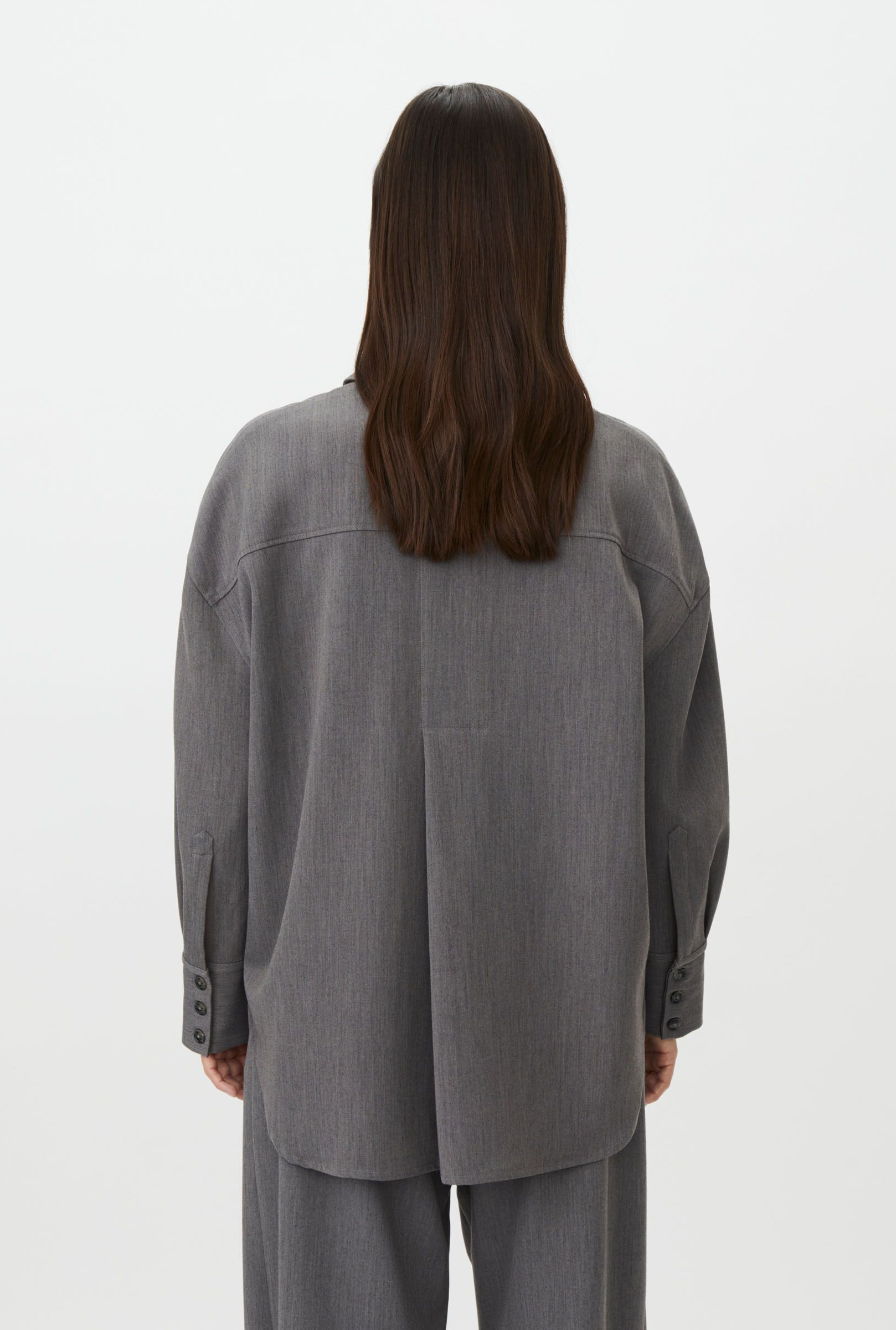MaIraveth Shirt - M Grey Melange  - Masai