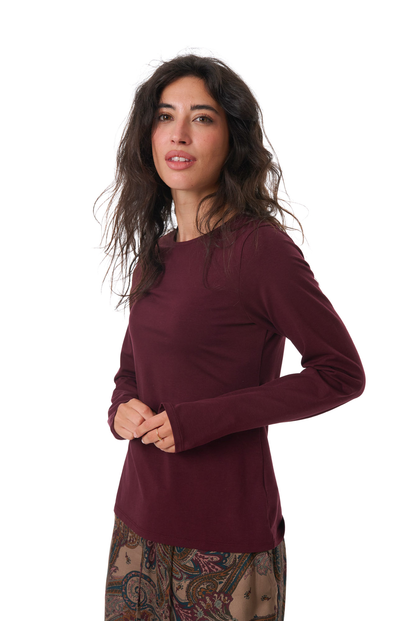 Isabelle top  merlot