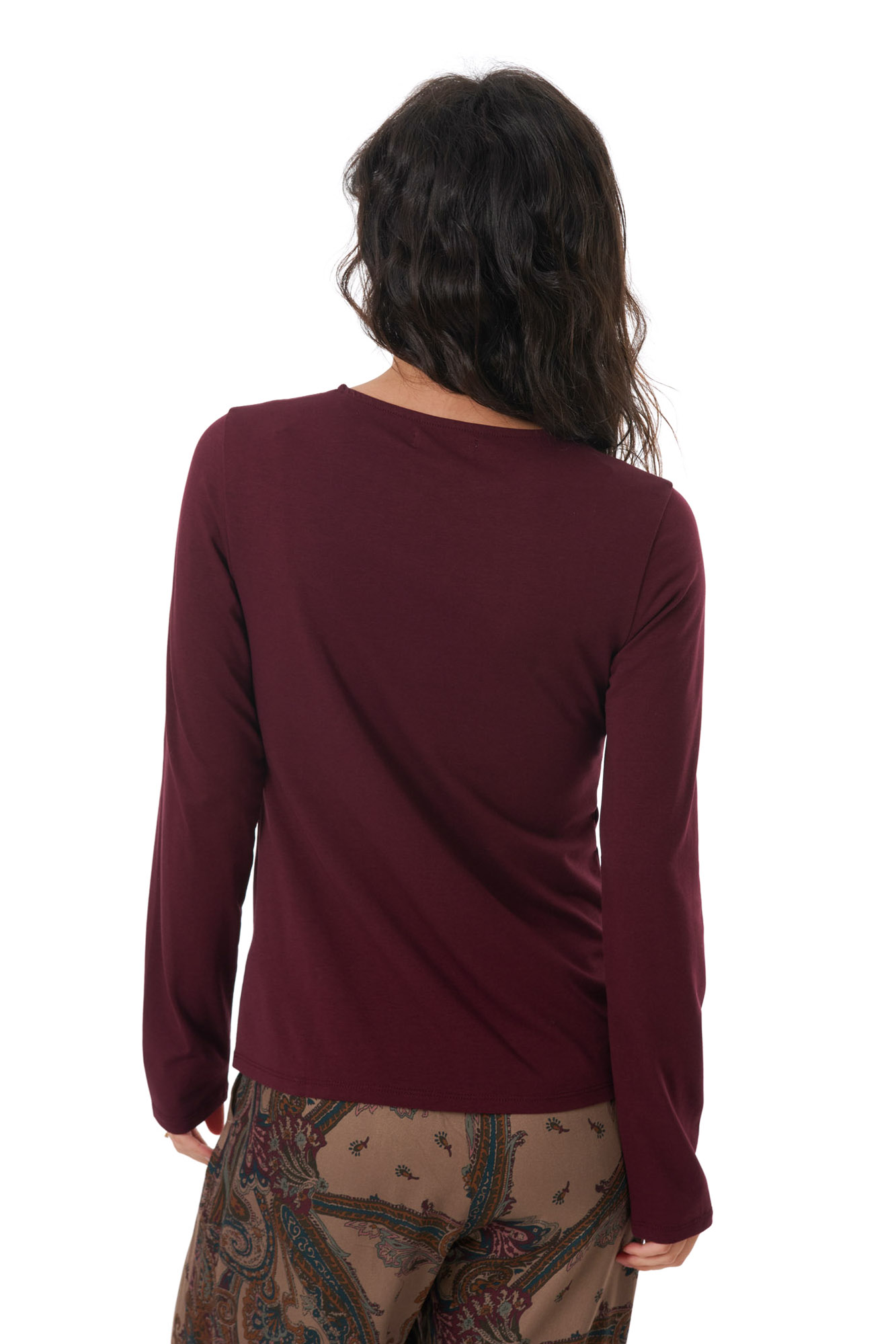 Isabelle top  merlot - 3