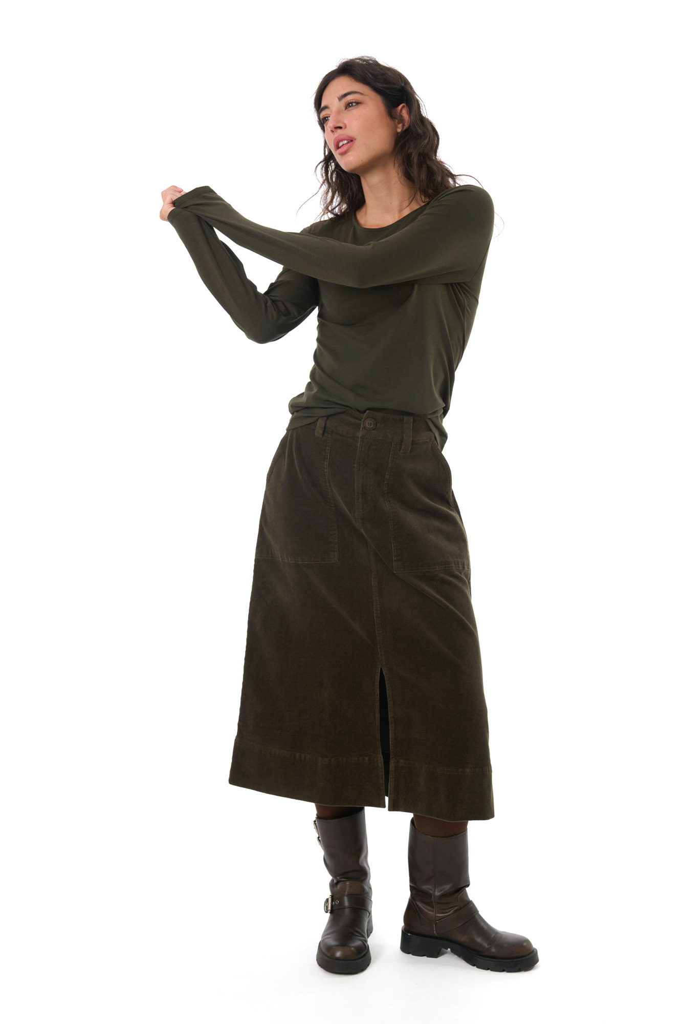 Isabelle top  olive - 4