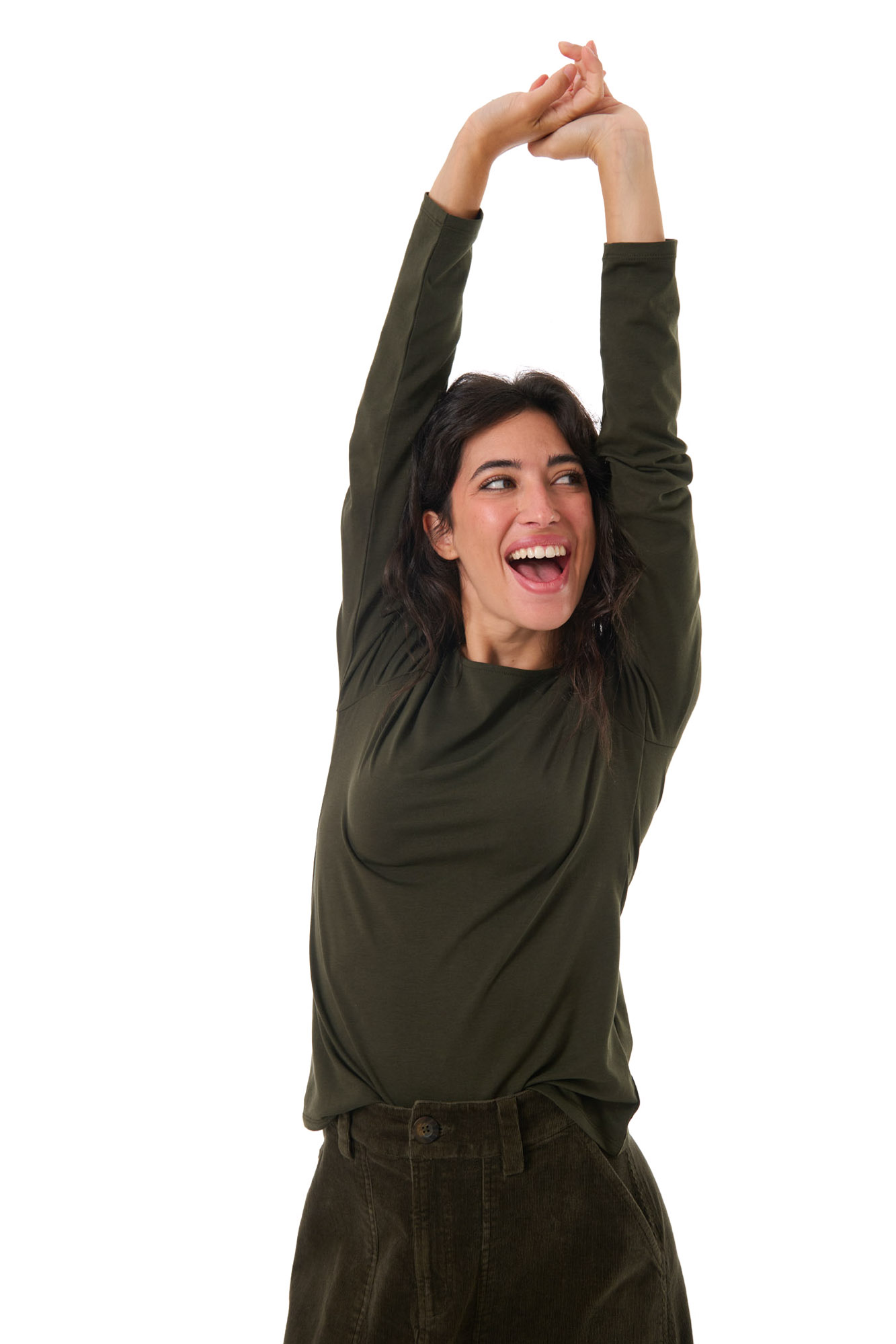 Isabelle top  olive