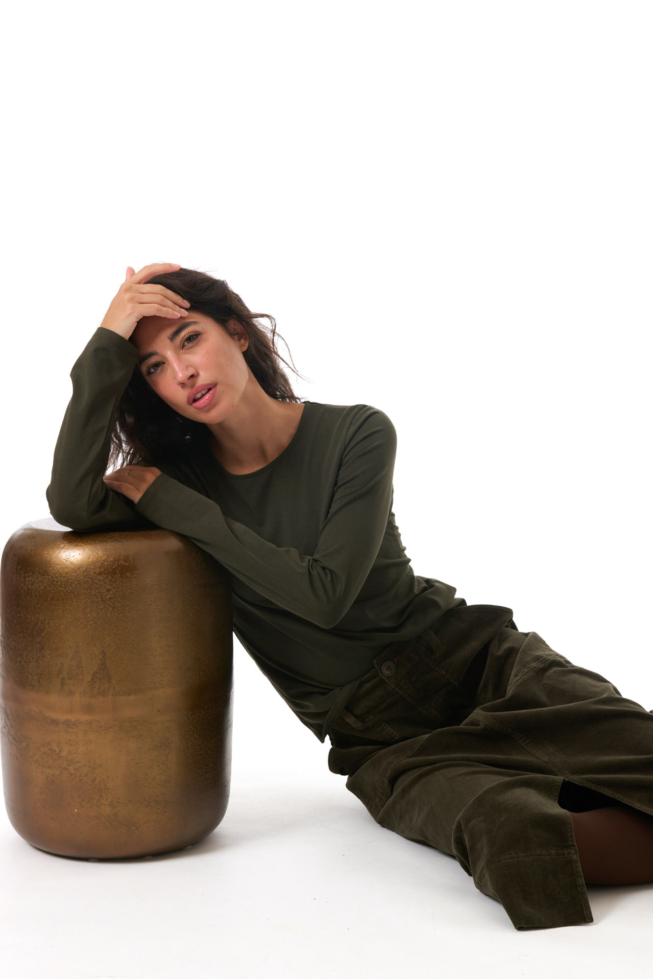 Isabelle top  olive - 3