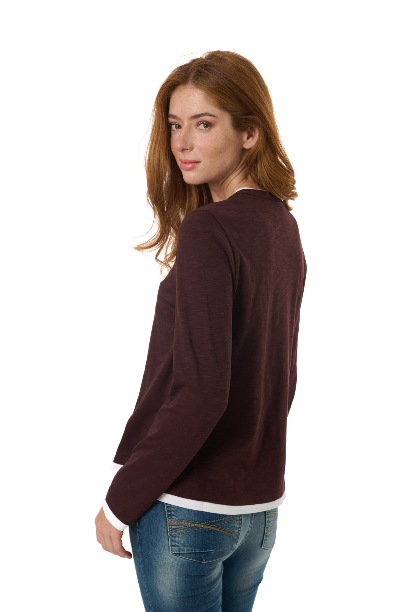 Oleanna t-shirt  syrah - 3