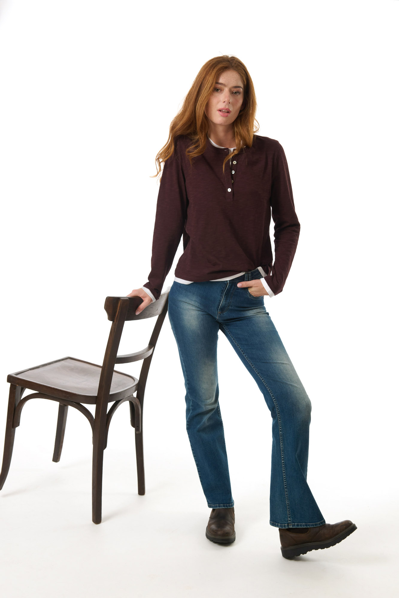 Oleanna t-shirt  syrah - 4