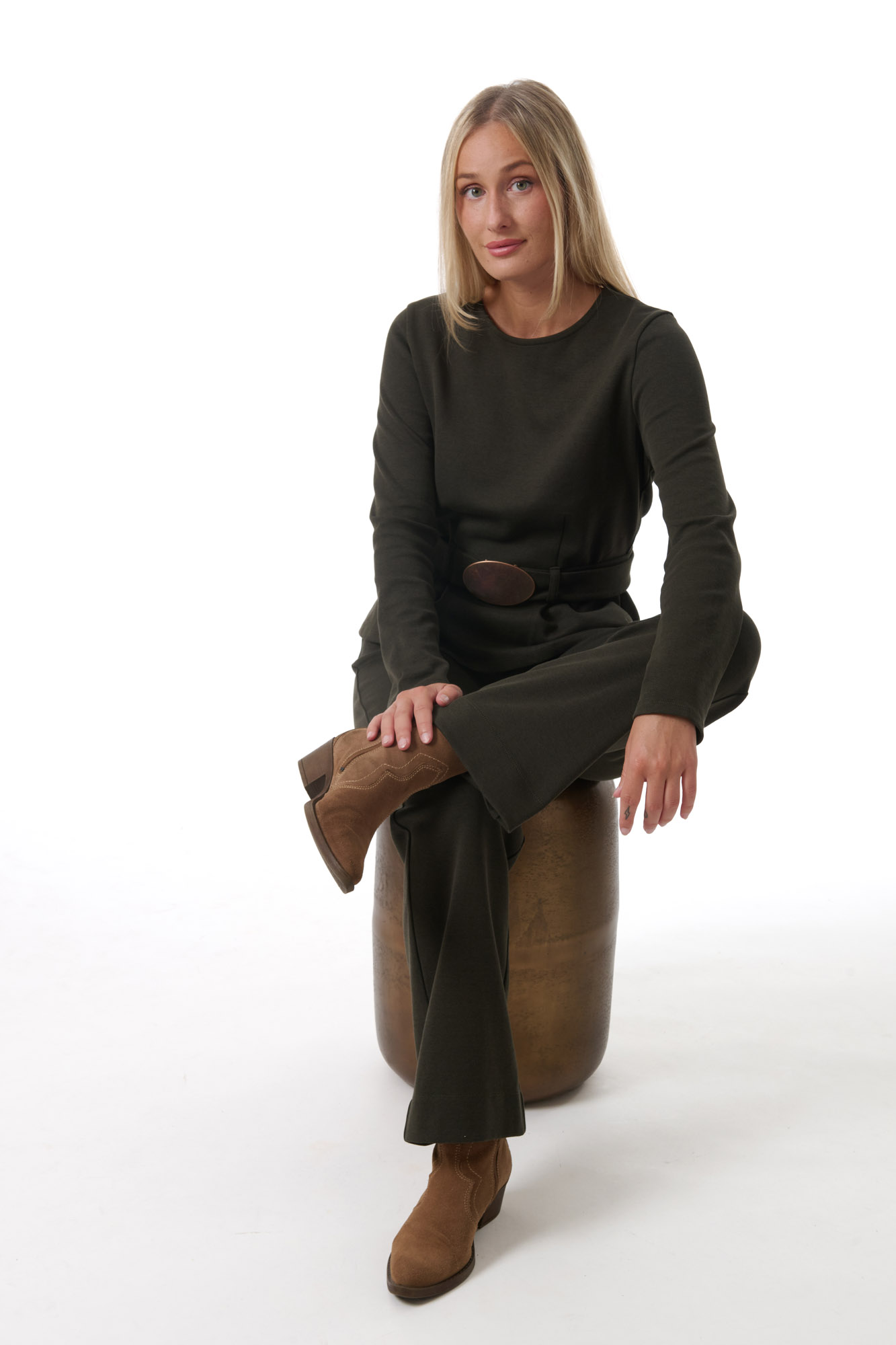 Odette top  olive - 7