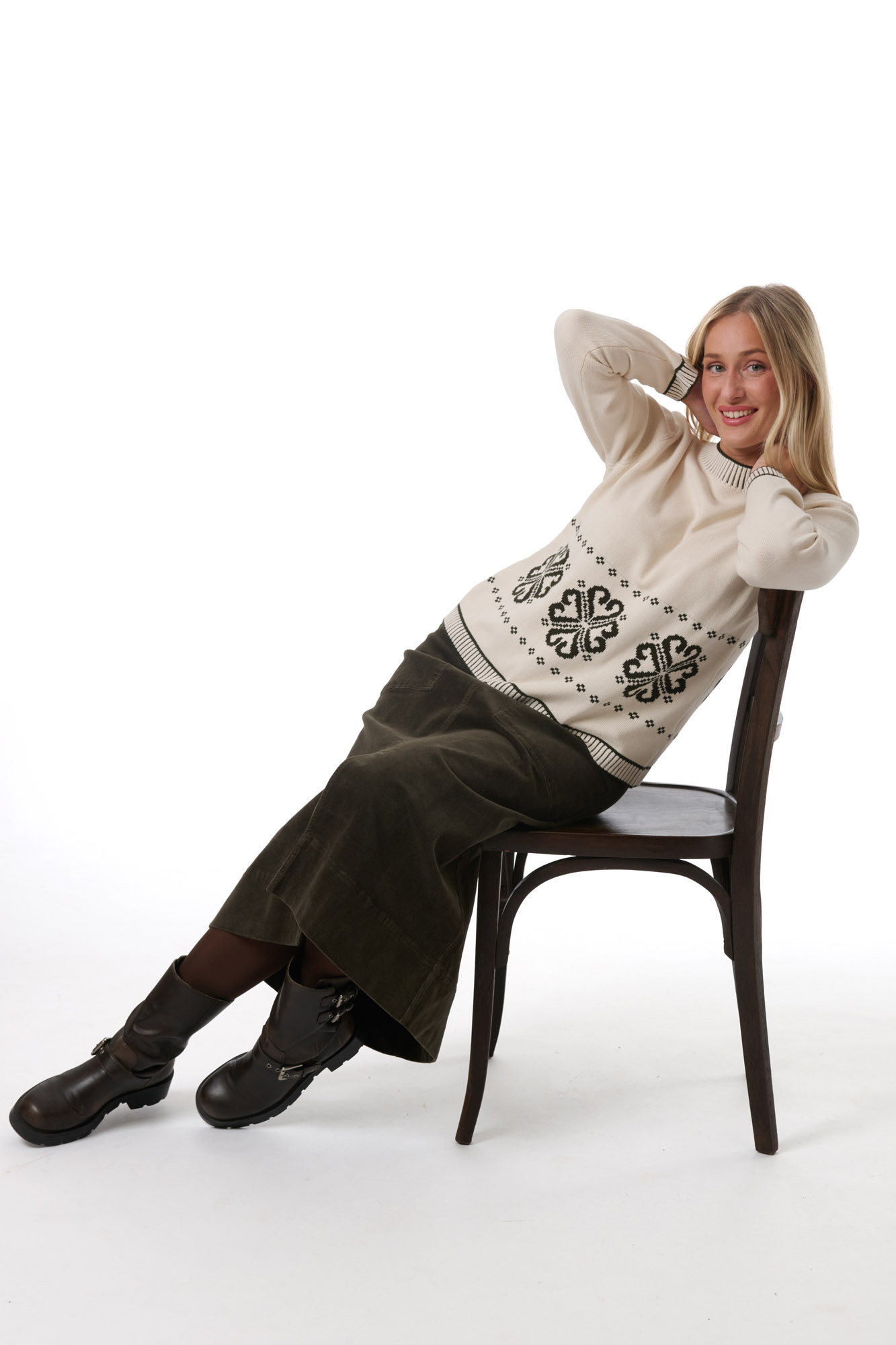 Nettan jumper  olive