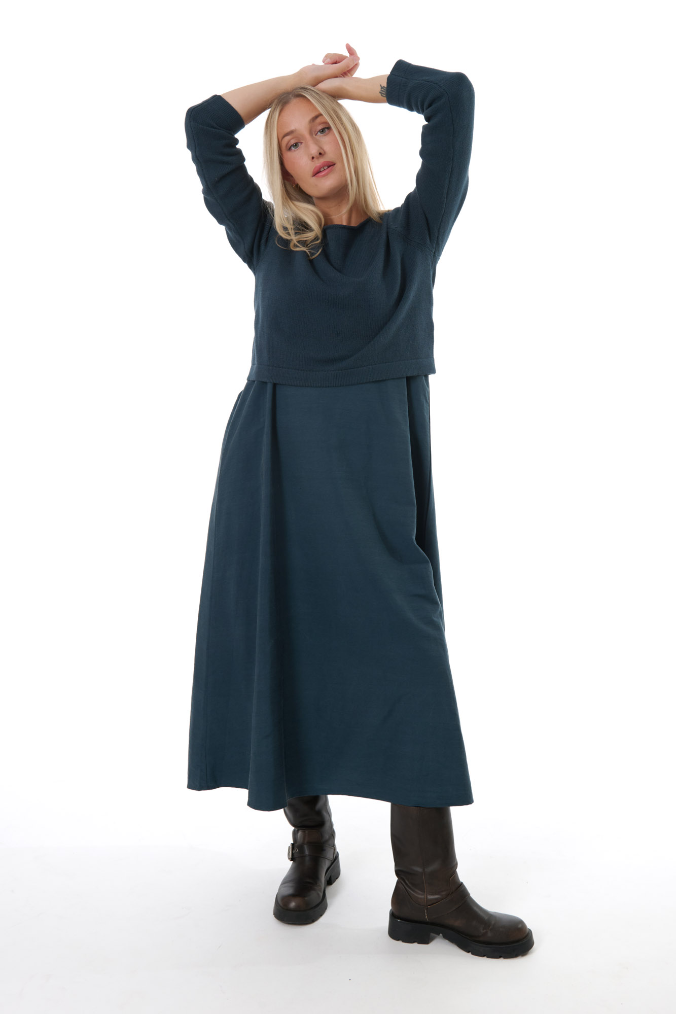 Nora klänning  peacock - 3