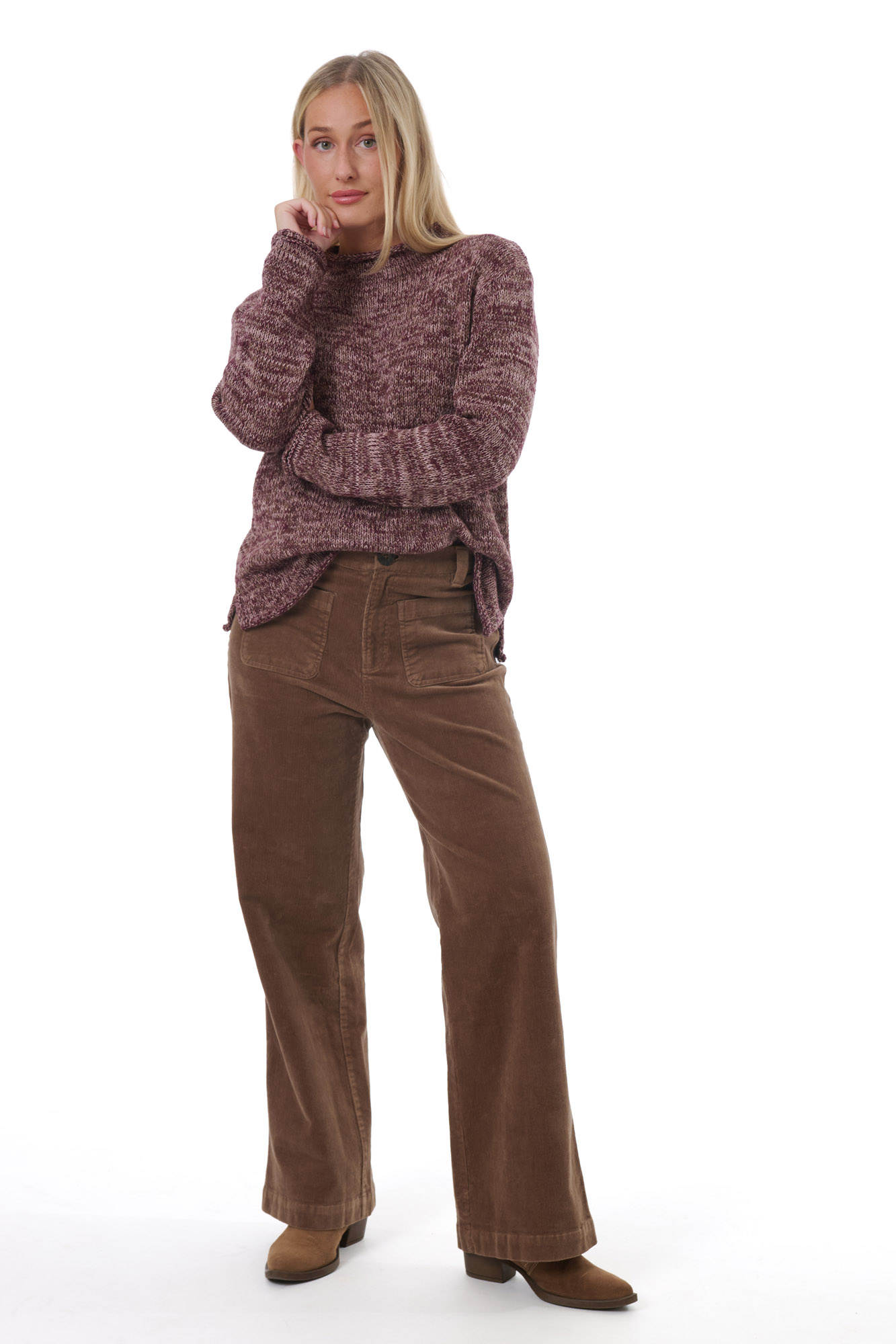 Nanne jumper  merlot - 2
