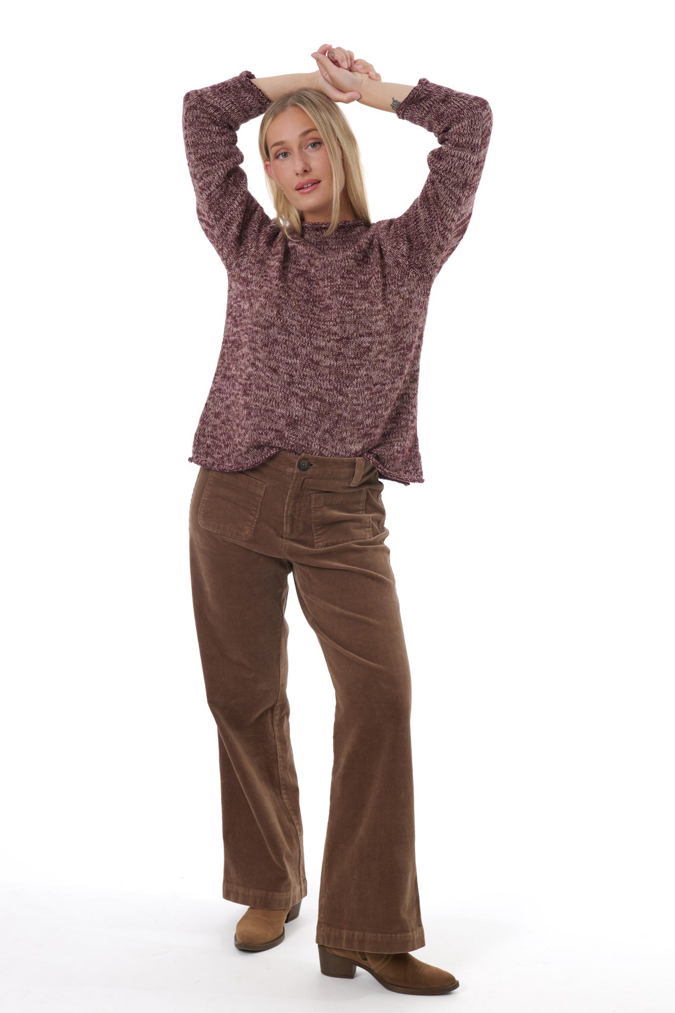 Nanne jumper  merlot - 4