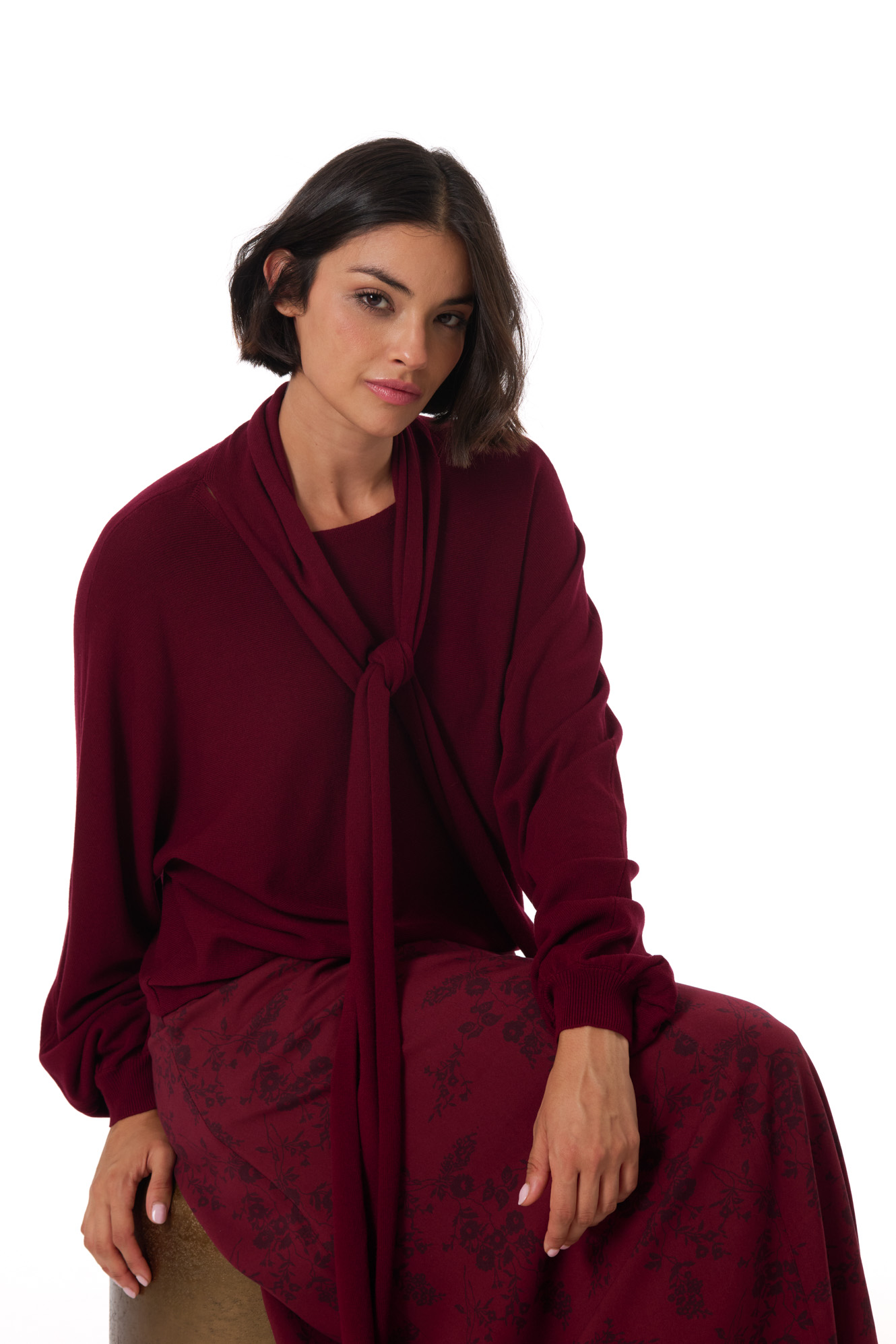 Nelia jumper  cranberry - 4