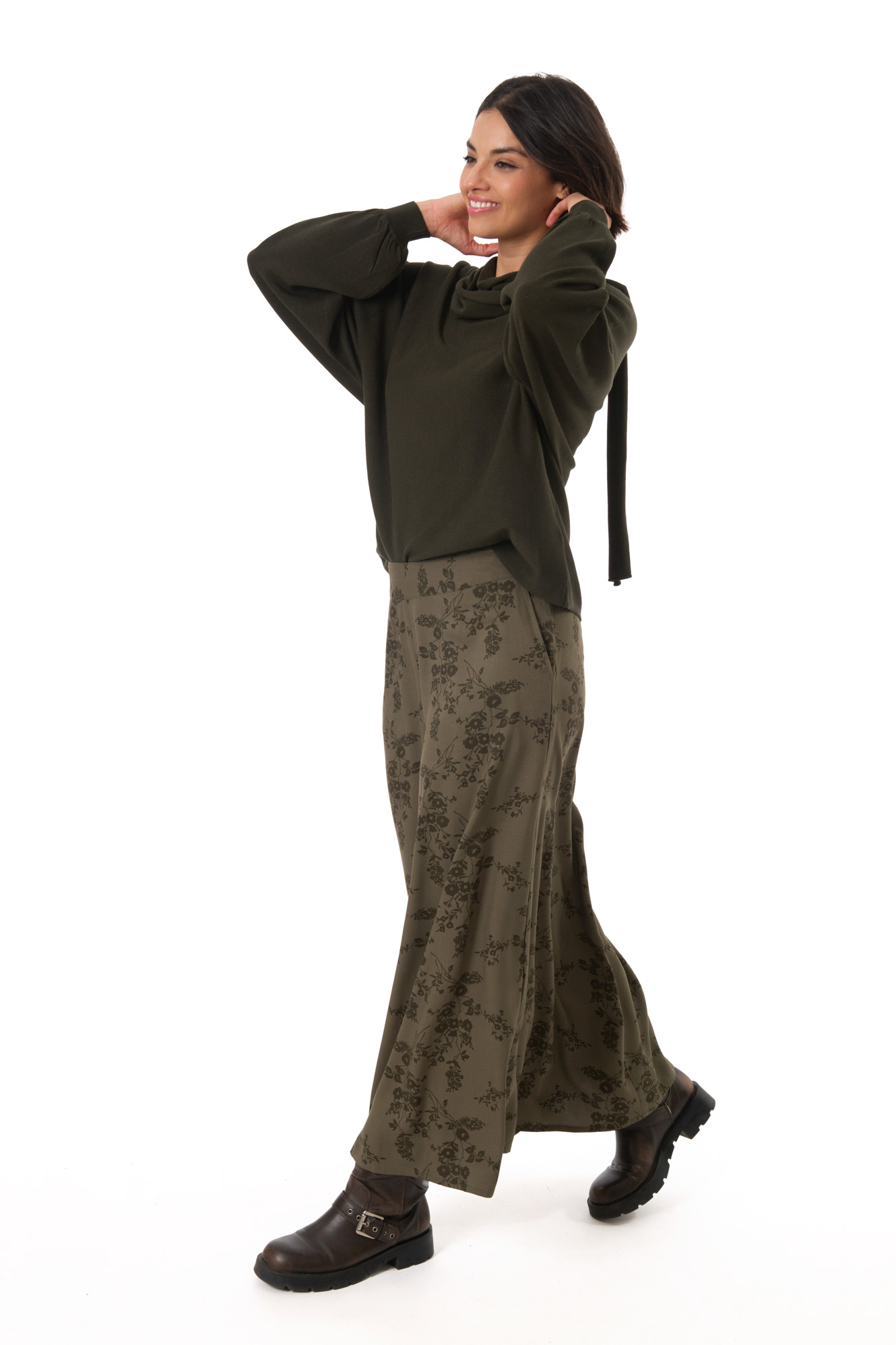 Nelia jumper  olive